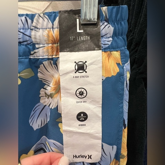 NWT Men’s Hurley Boardshort- Size Large- Blue Hawaiian- 17” - Picture 5 of 7